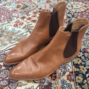 Prada Leather Chelsea Boots